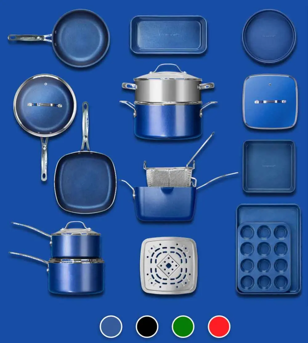 Granitestone Kitchen In A Box - 20pcs Cookware Set