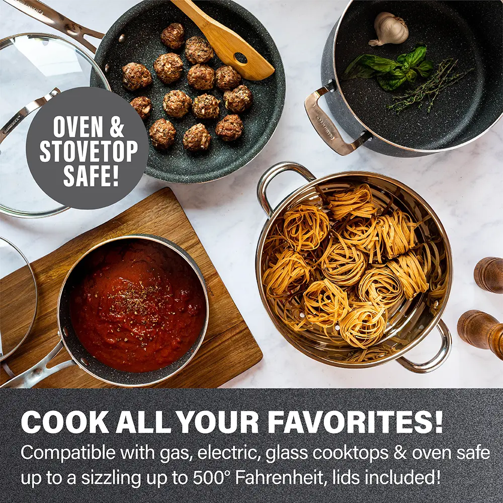Granitestone Kitchen In A Box - 20pcs Cookware Set
