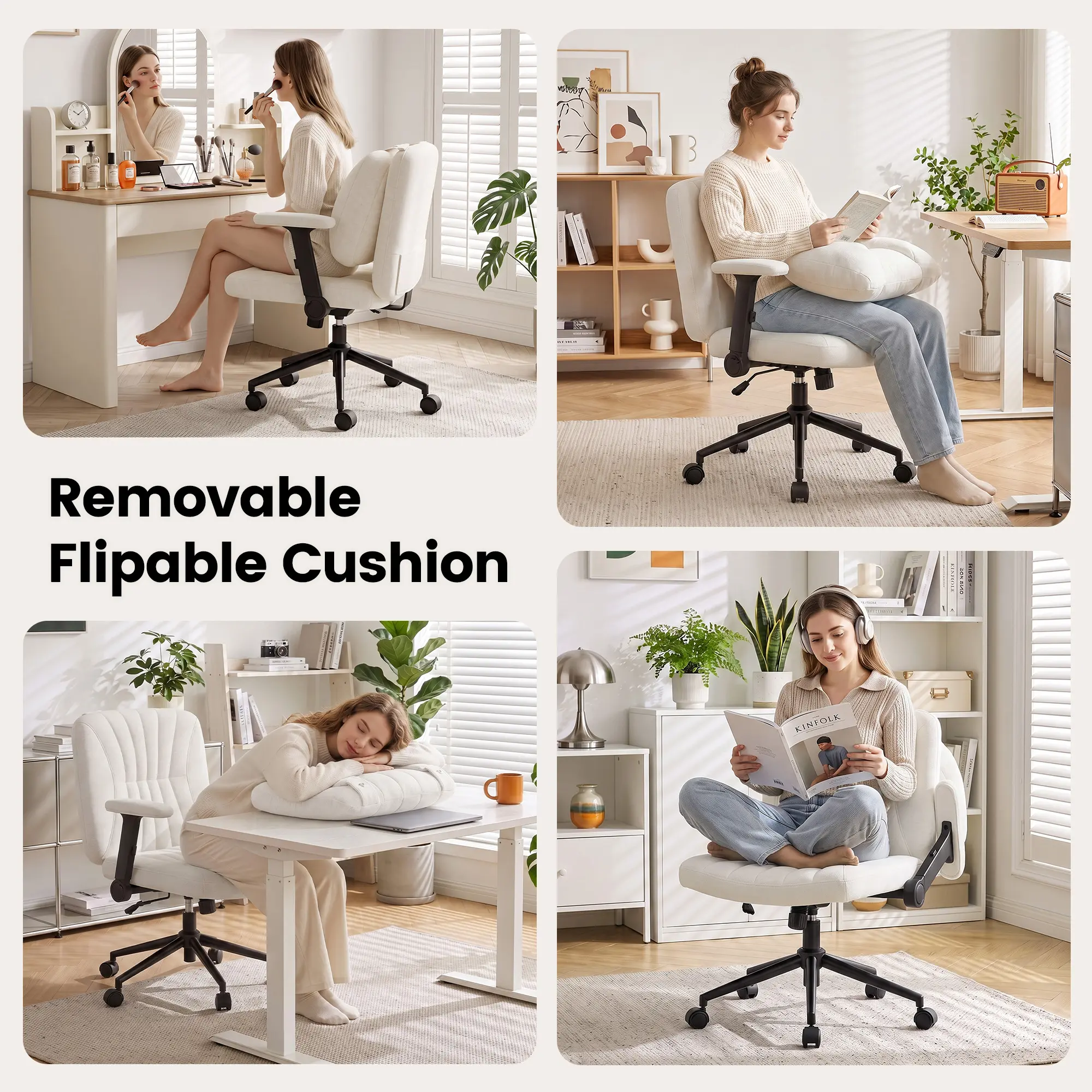 Criss Cross Office Chair with Lumbar Support.