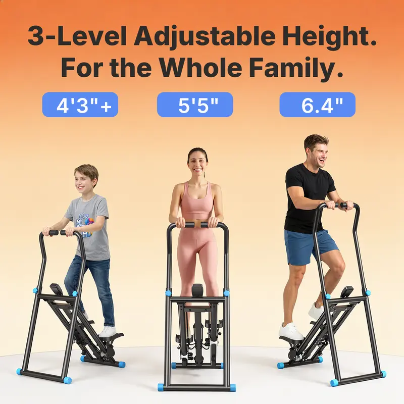 Stair Stepper with Handlebar - Full-Body Workout