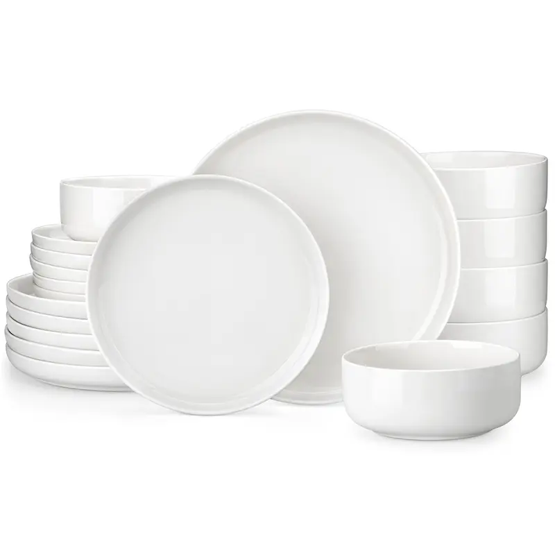 12/16/18/24 Pieces Porcelain Dinnerware Set