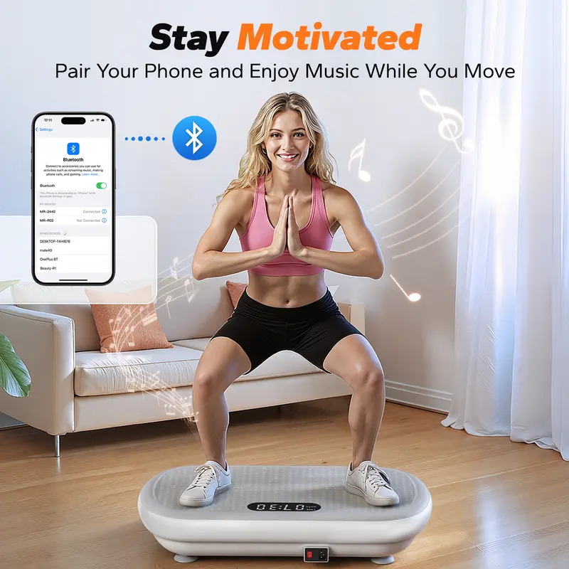 MERACH High Power Vibration Plate 440lbs Capacity