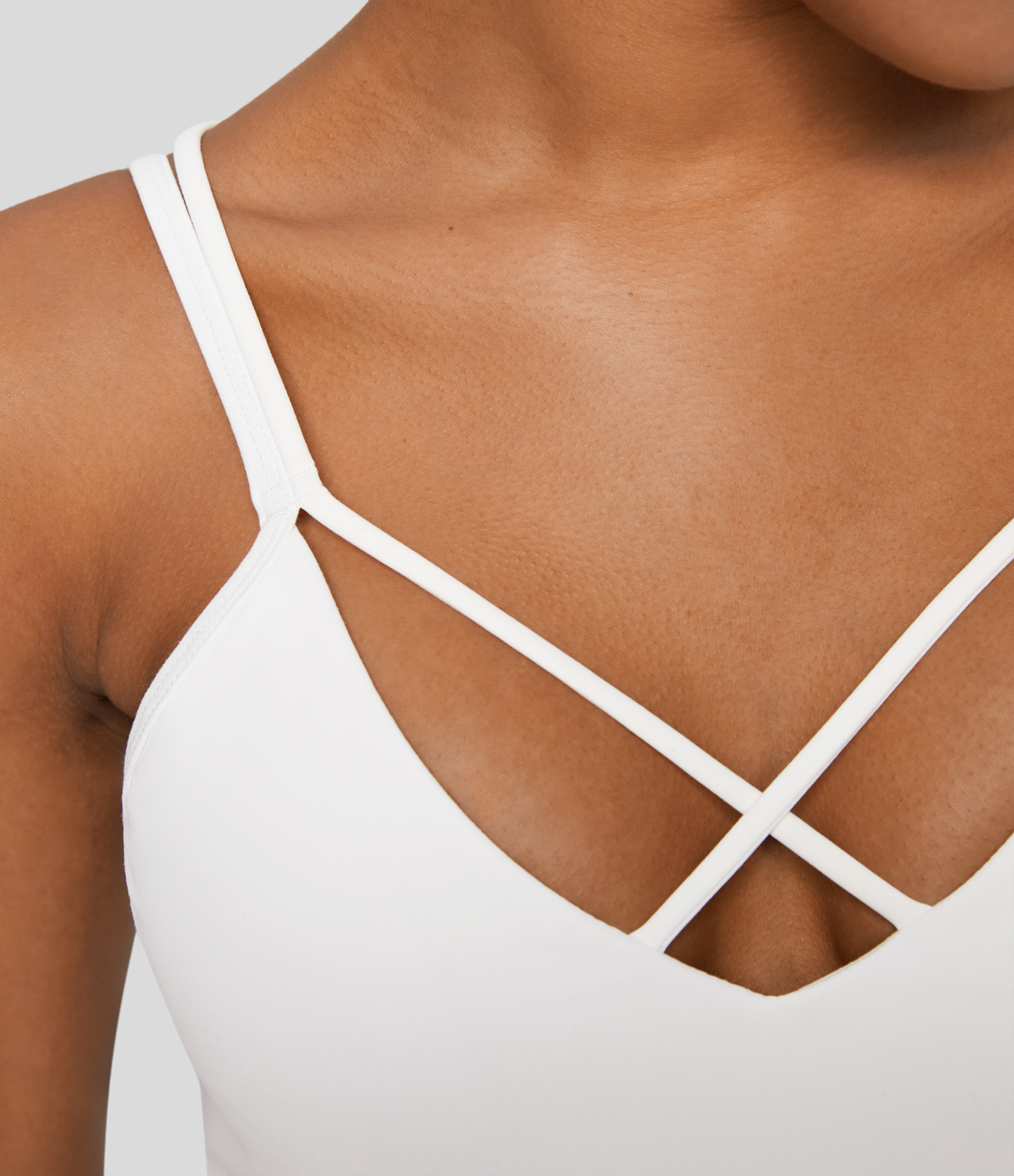 Plush Crisscross Backless 2-in-1 Pocket Mini Slip Active Dress-Easy Peezy Edition