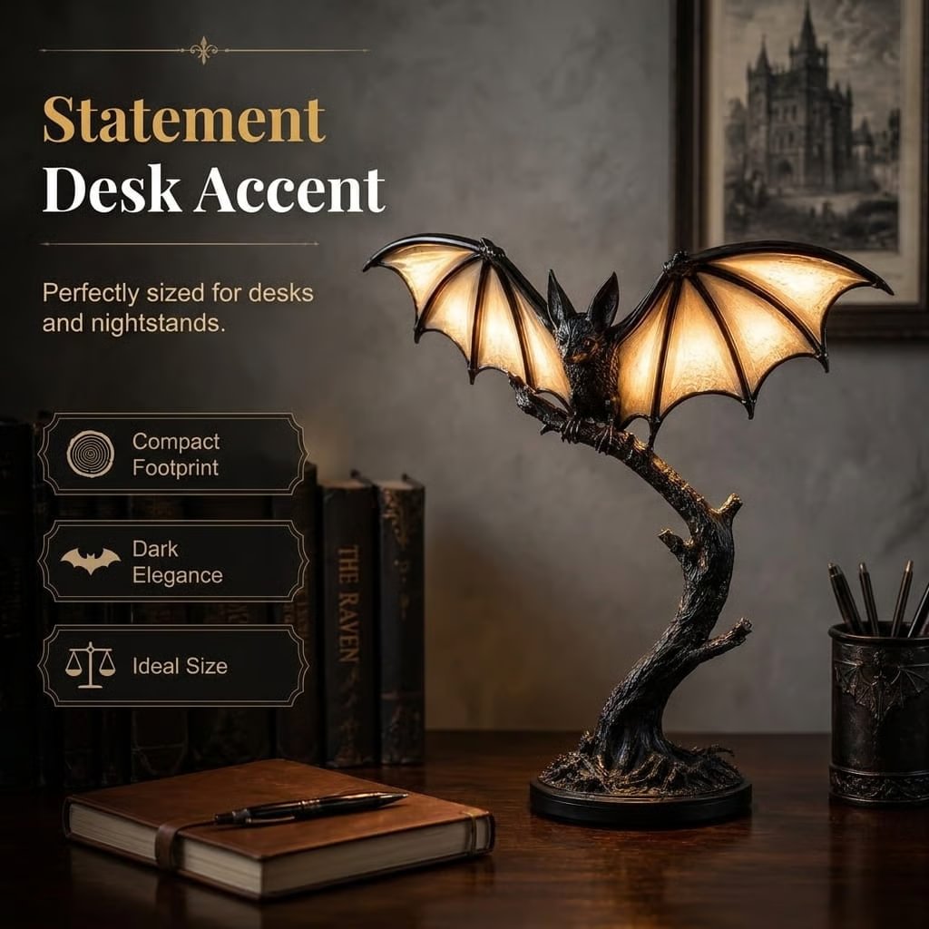 Glowing Bat Desk Lamp