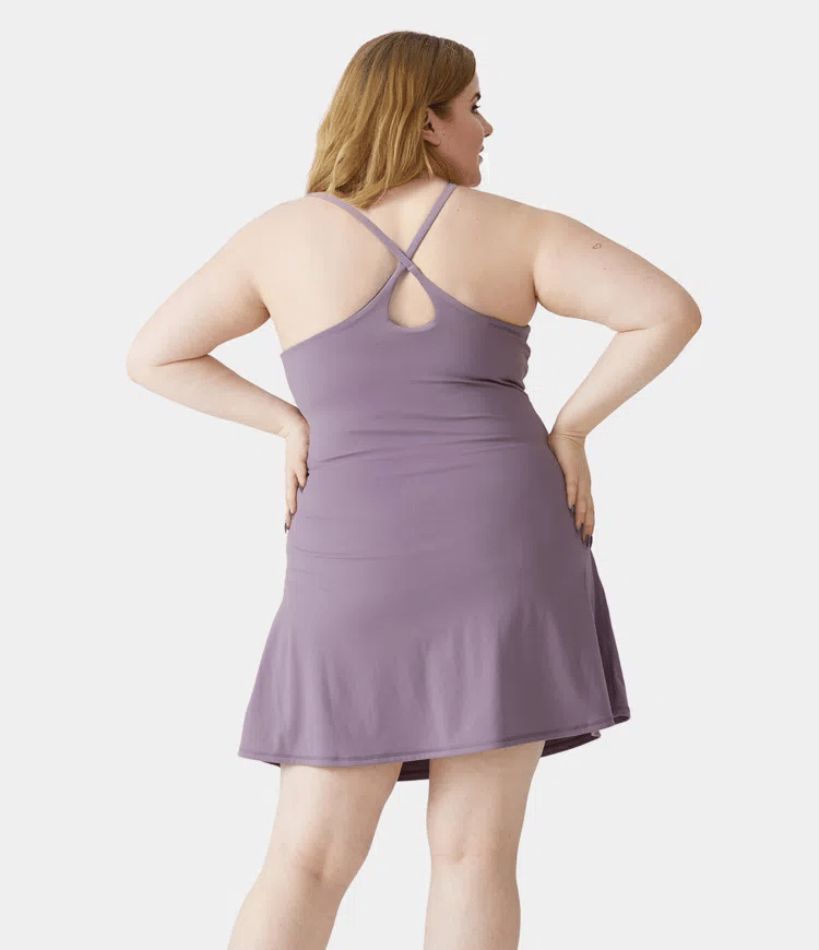 Plush Backless Active Dress-Easy Peezy