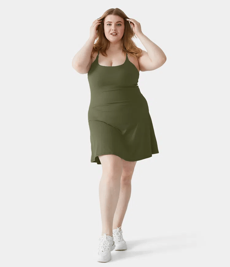 Plush Backless Active Dress-Easy Peezy