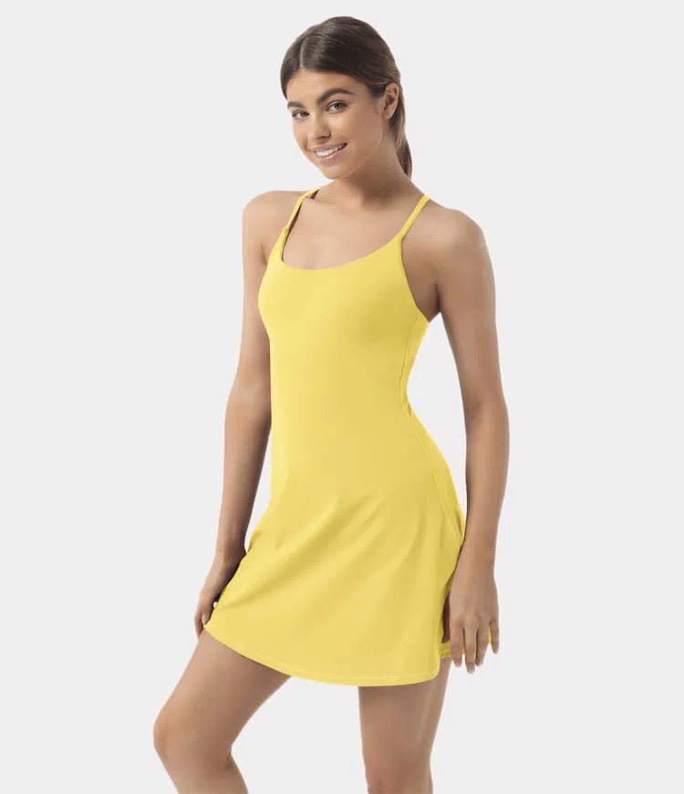 Plush Backless Active Dress-Easy Peezy