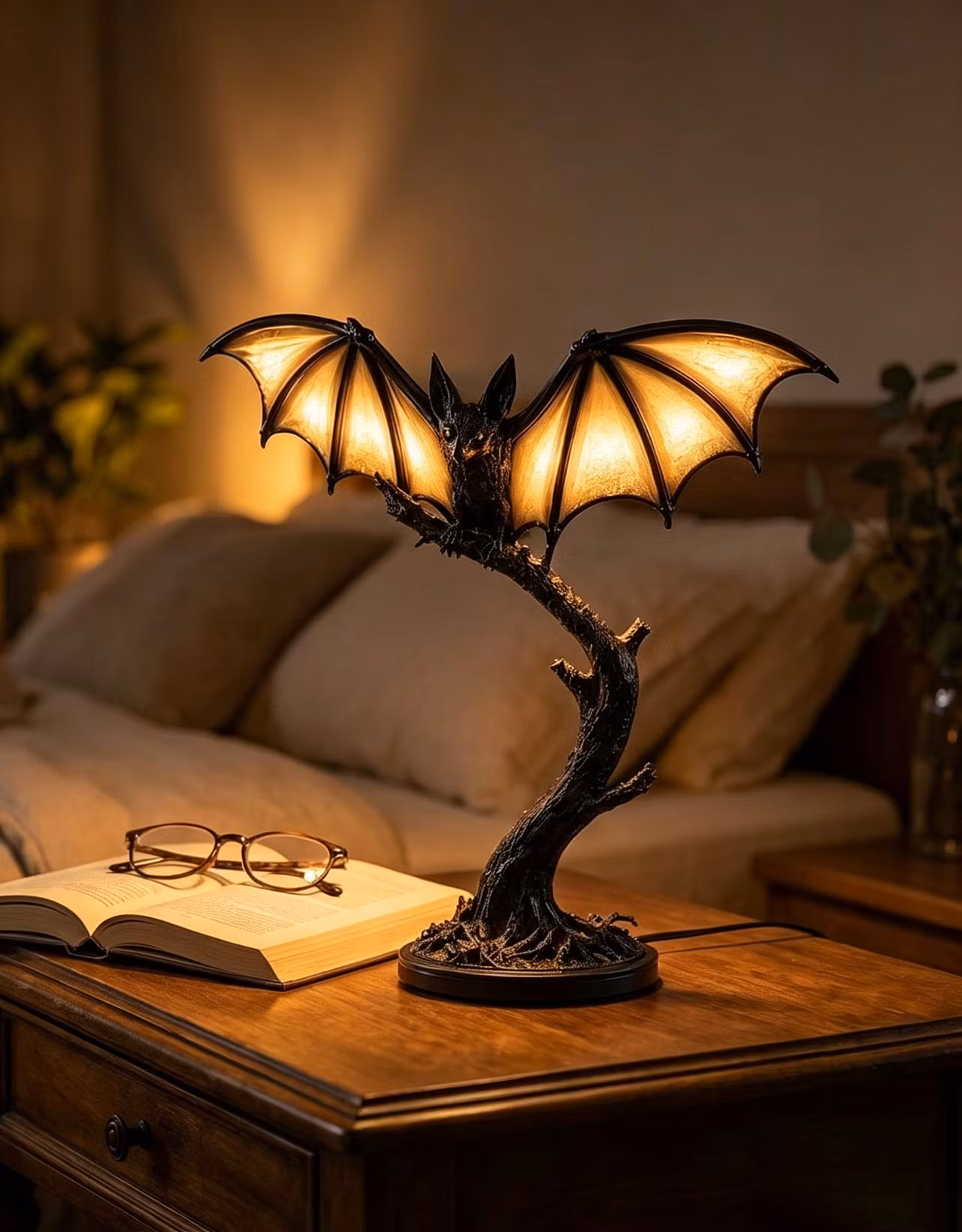 Glowing Bat Desk Lamp