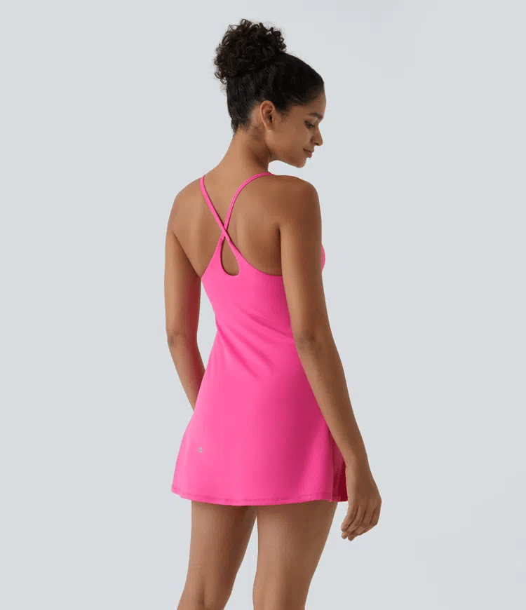 Plush Backless Active Dress-Easy Peezy