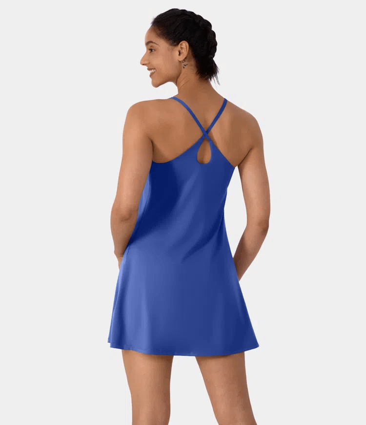 Plush Backless Active Dress-Easy Peezy