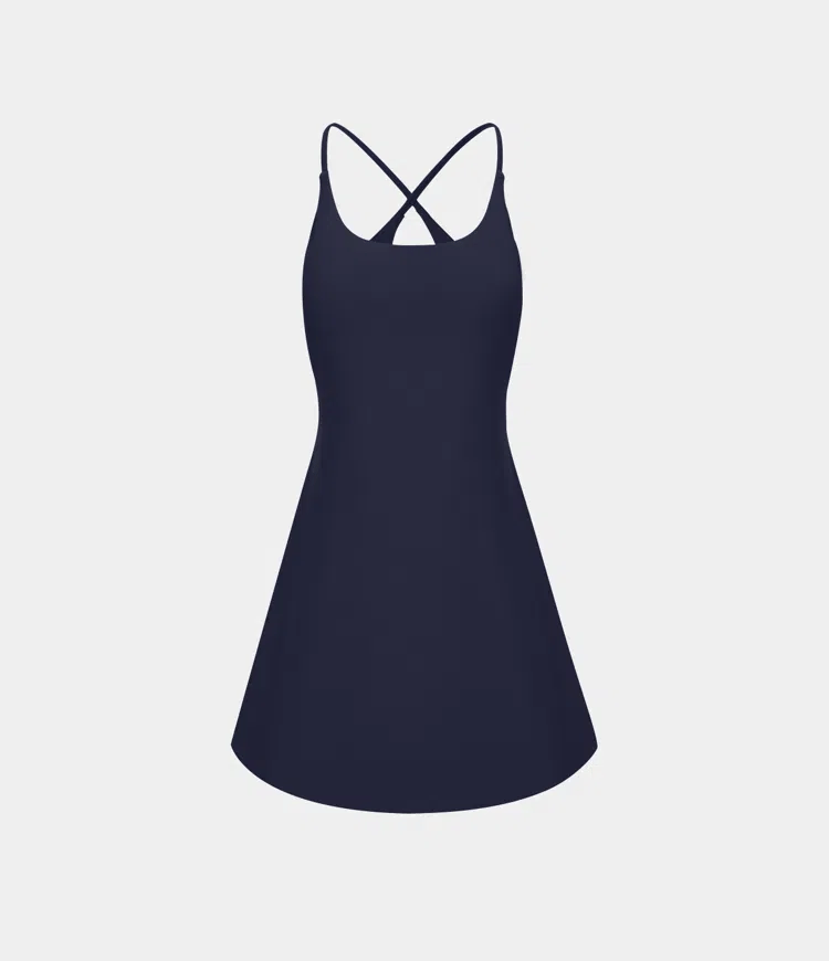 Plush Backless Active Dress-Easy Peezy