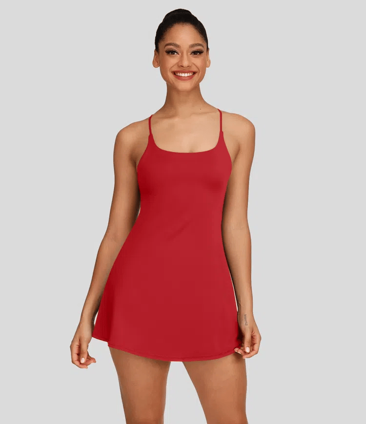 Plush Backless Active Dress-Easy Peezy