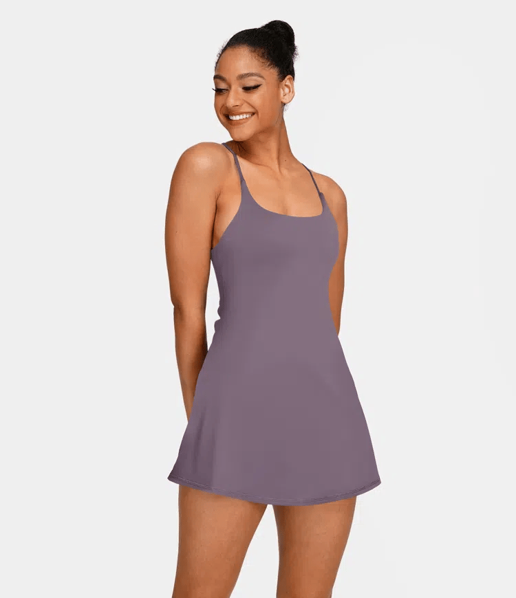 Plush Backless Active Dress-Easy Peezy