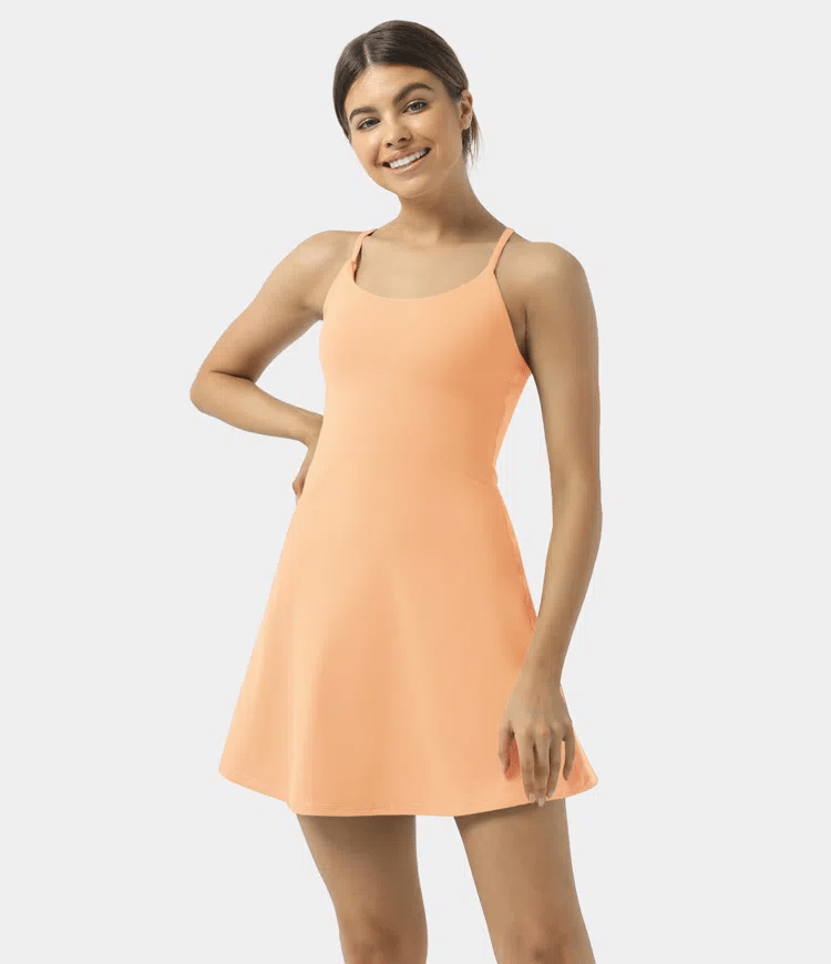 Plush Backless Active Dress-Easy Peezy