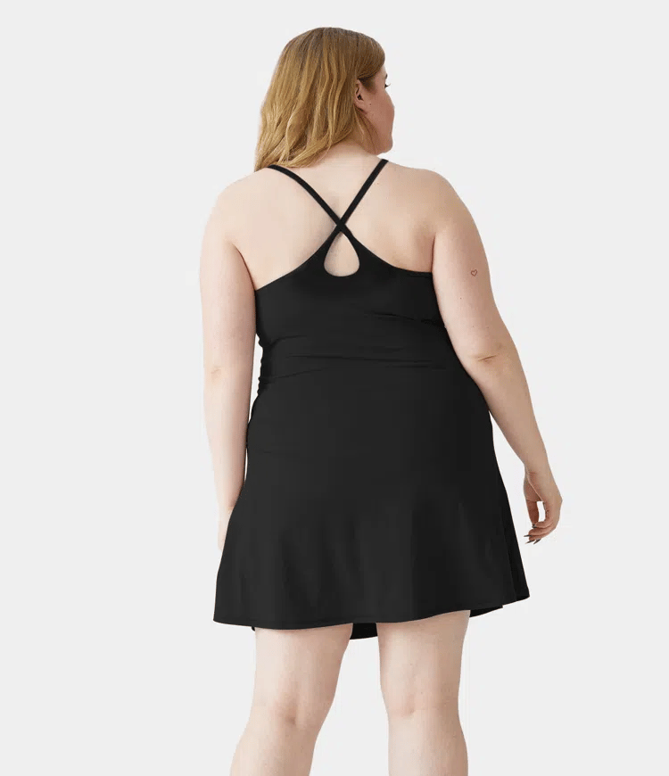 Plush Backless Active Dress-Easy Peezy