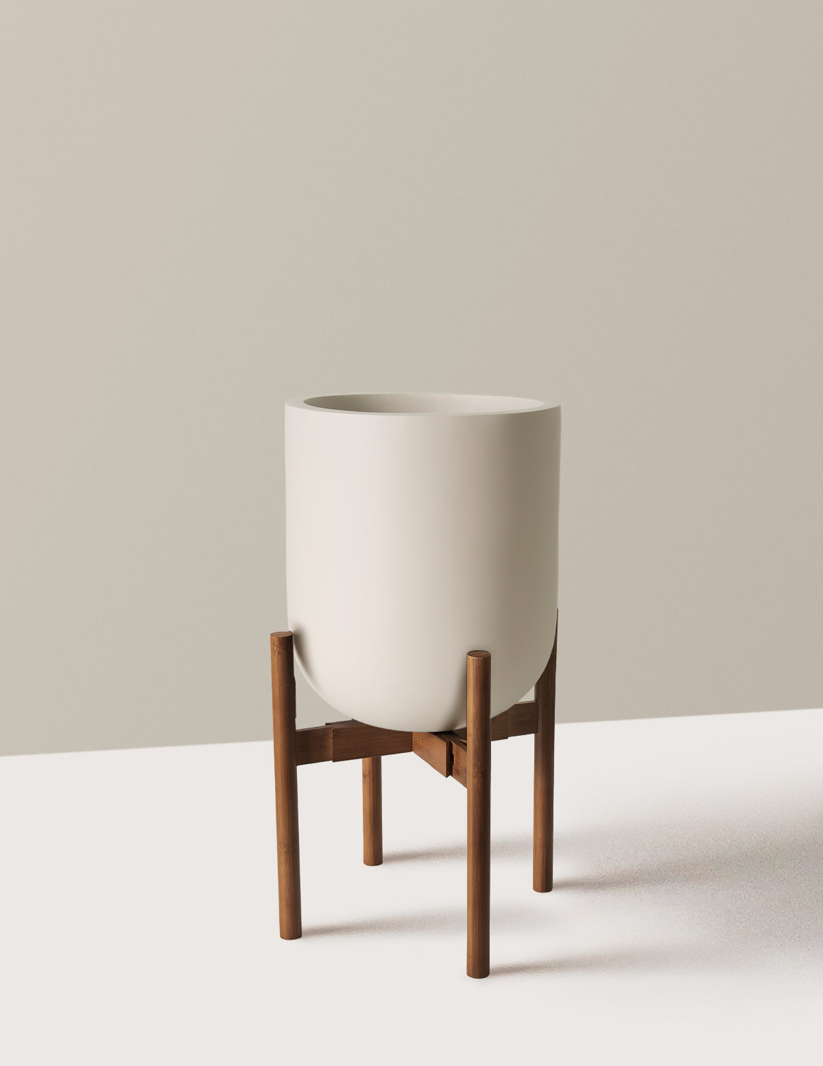 Large Modern Fiberglass Floor Planter image 12