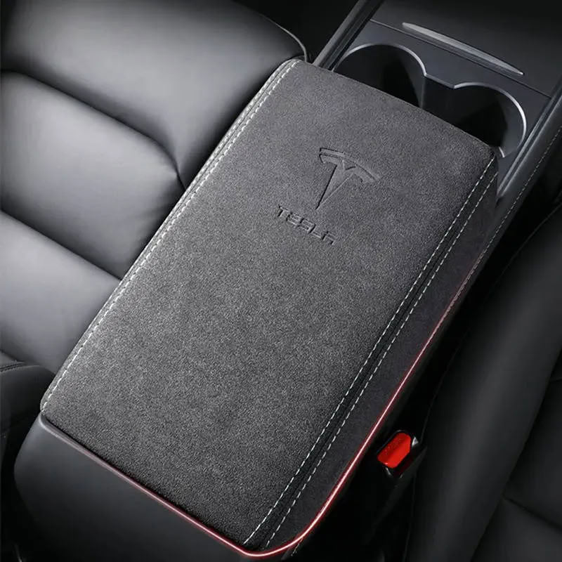 Suede Armrest Cover for Tesla Model 3/Model Y