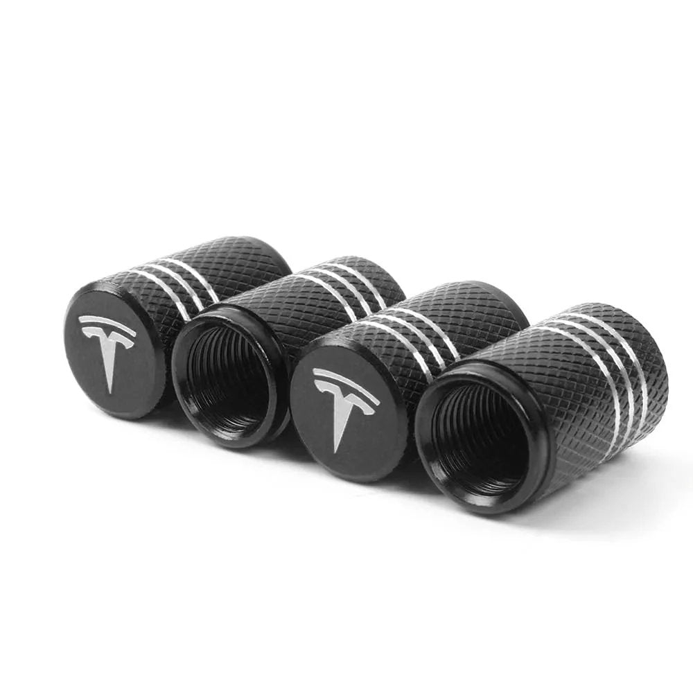 Tesla Valve Stem Caps (4 Pcs)