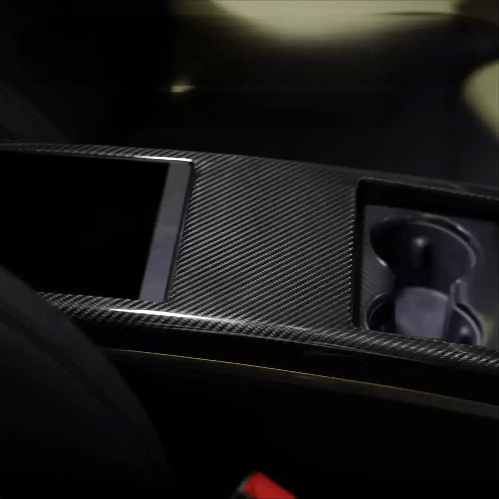 Dry Carbon Fiber Interior Trim Kit for Tesla Model S/X 2022-2025