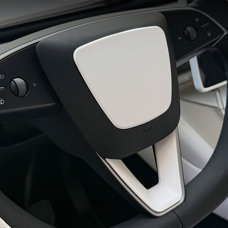 Steering Wheel Trim Cover for Tesla Model 3 Highland Model Y Juniper（Combo pack）