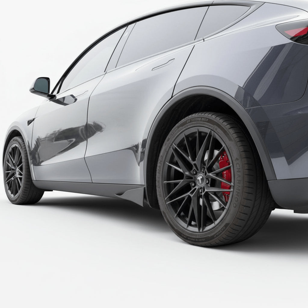 Side Skirts Splitter ABS Rocker Panel for Tesla Model Y Juniper