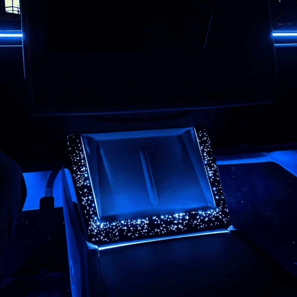 Starry Galaxy Wireless Charging Port Ambient Light for Model 3 Highland / Model Y Juniper