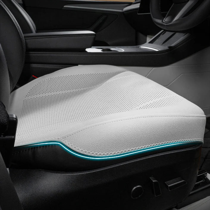 All-Wheather Nappa Leather Car Seat Covers for Tesla Model 3/Y/S/X