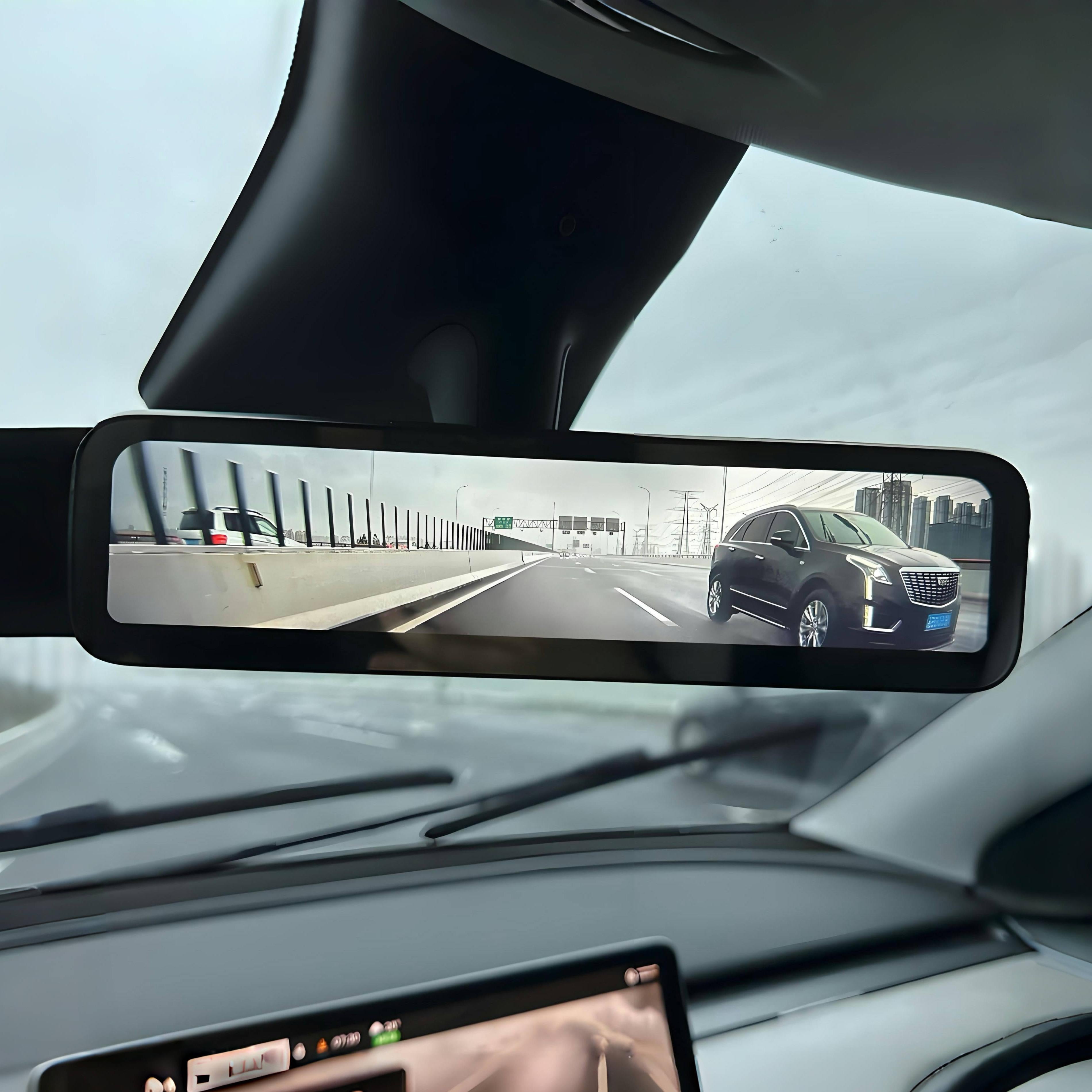 Streaming Rearview Mirror Recorder for 9″ Model 3 Highland 丨Single Camera