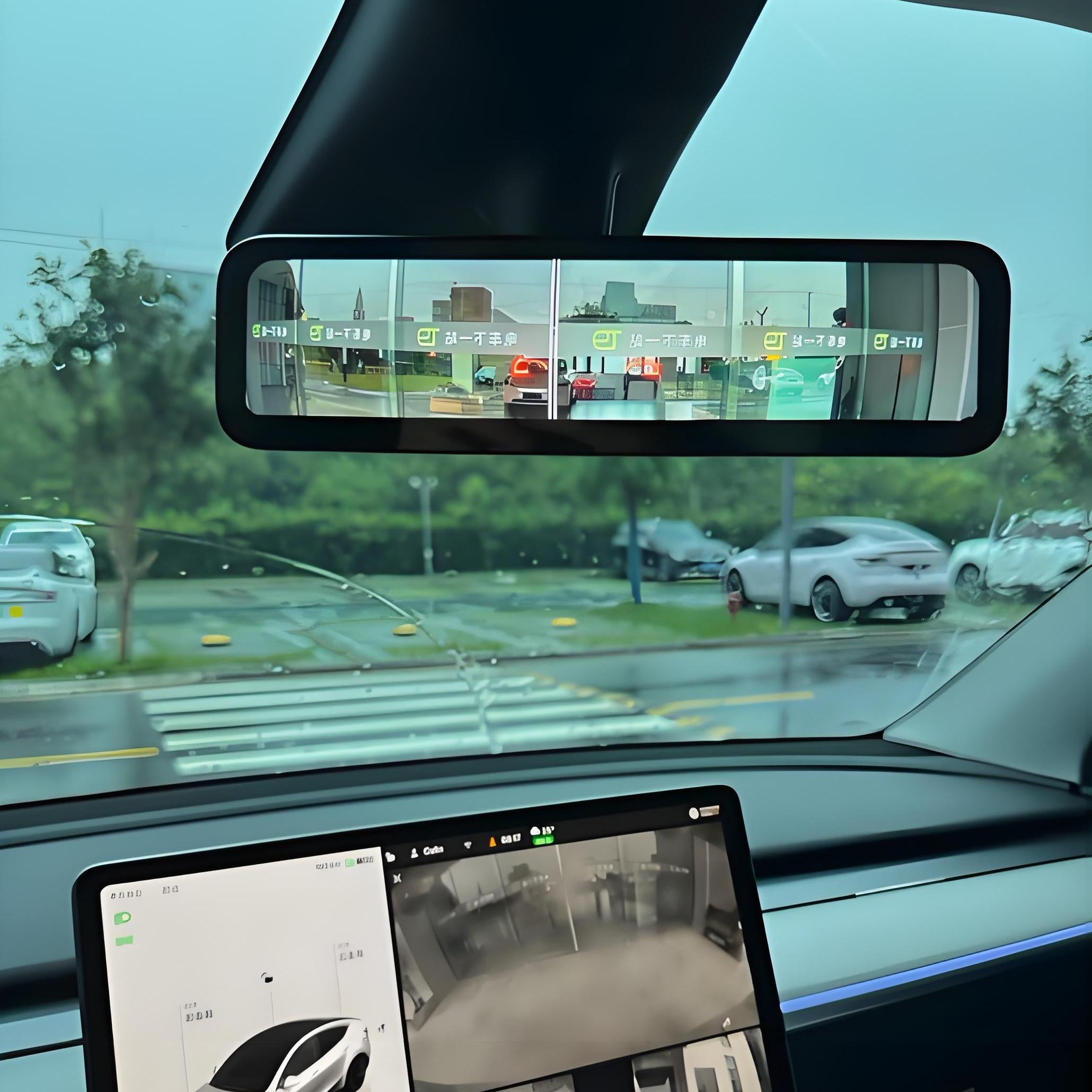 Streaming Rearview Mirror Recorder for 9″ Model 3 Highland 丨Single Camera