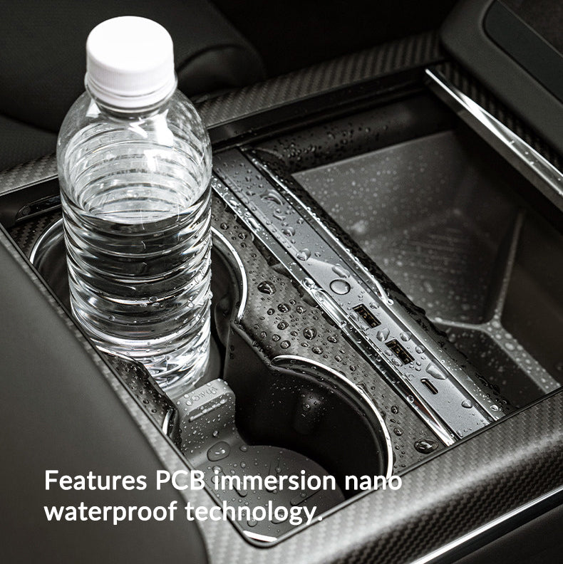 Center Console USB Hub Dock Expansion Station for Tesla Model S / X / Plaid