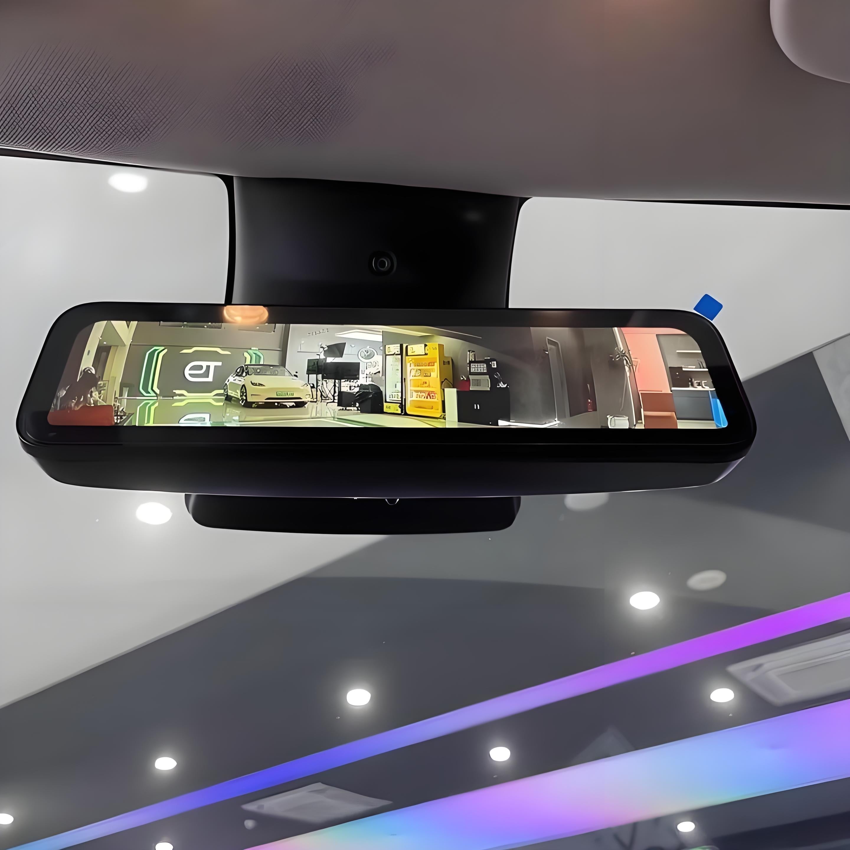 Streaming Rearview Mirror Recorder for 9″ Model 3 Highland 丨Single Camera