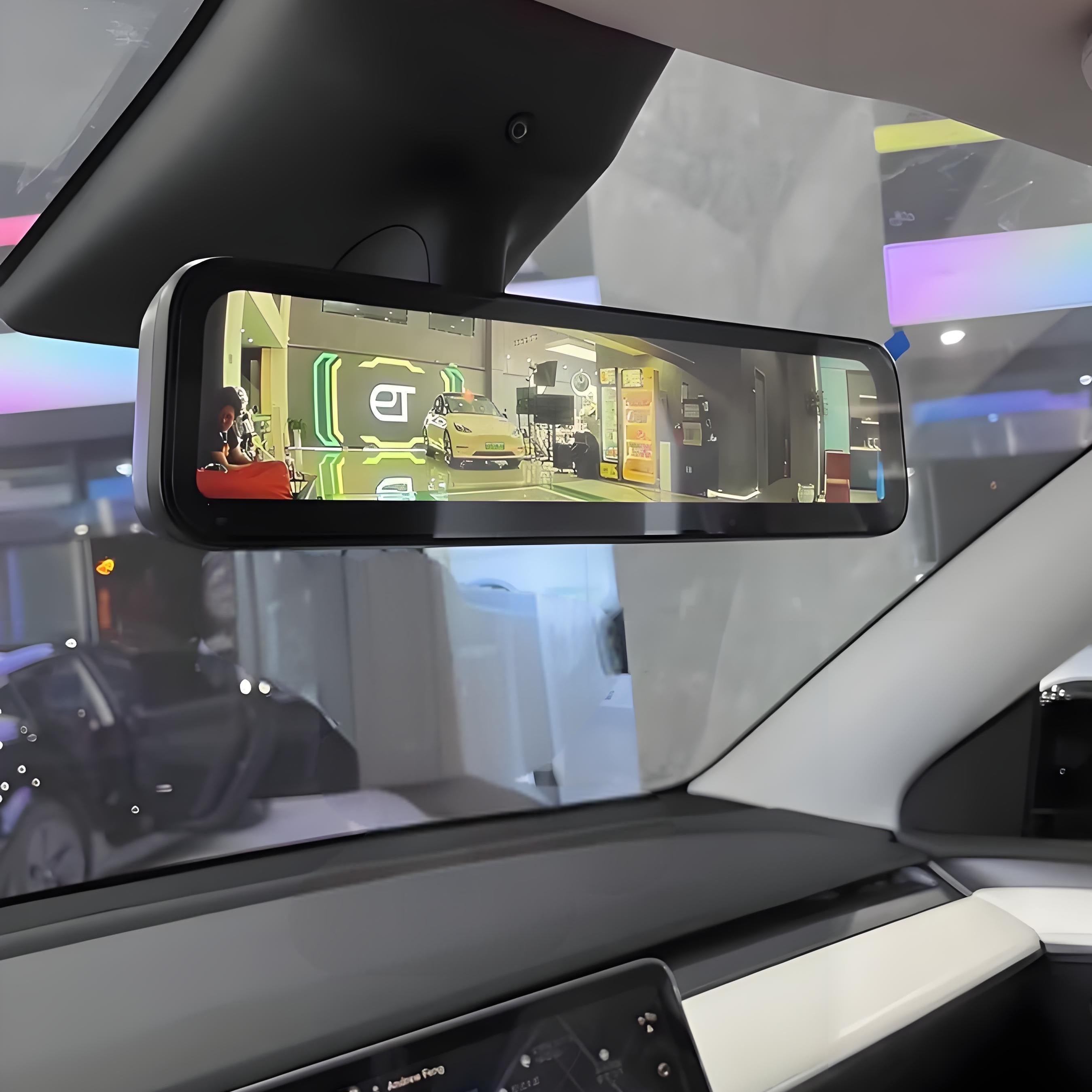 Streaming Rearview Mirror Recorder for 9″ Model 3 Highland 丨Single Camera