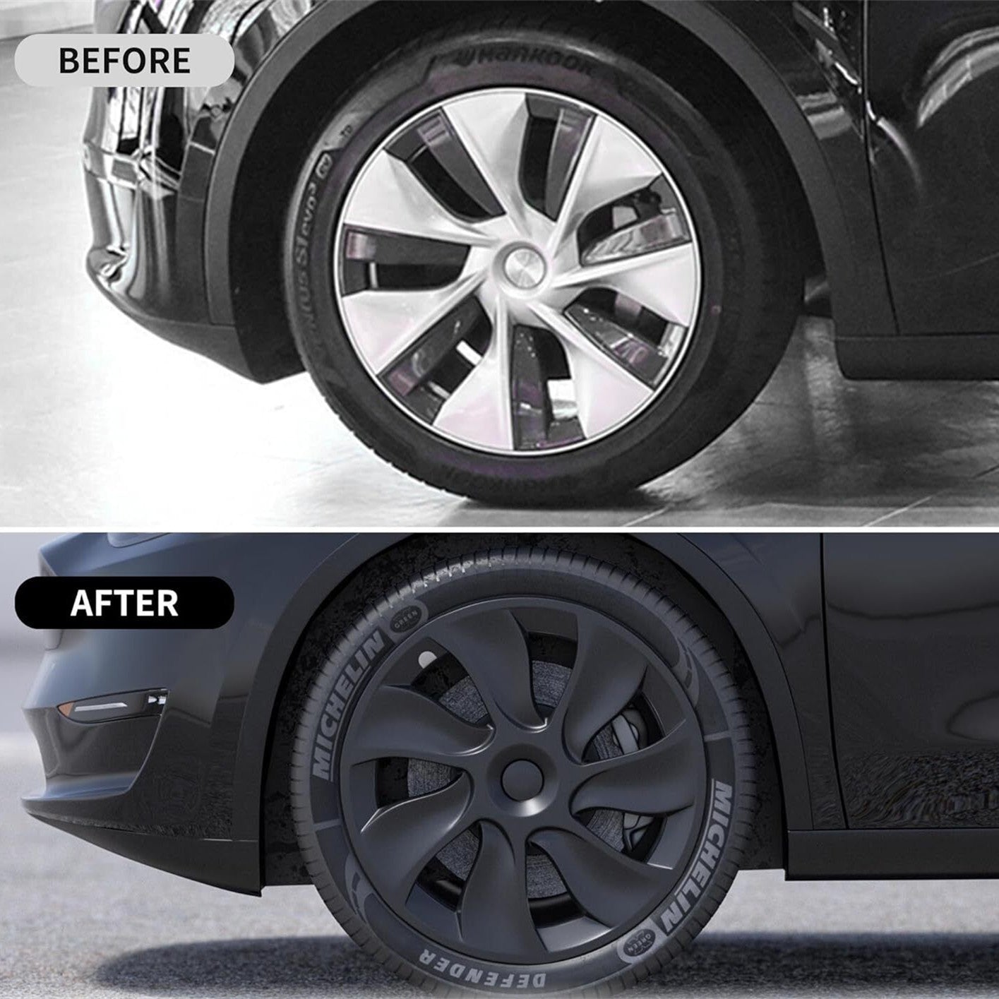 18″ 19″ 20″ Wheel Covers for Tesla Model 3 / Model Y (4PCS)
