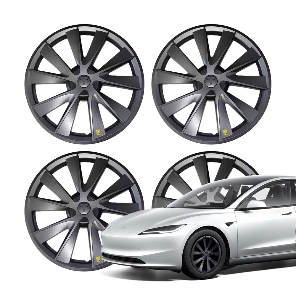 18″ 19″ Hubcaps for Model 3/Y (4PCS) Model 3 18″ Aero Wheels (Gun Ash) (2017 - 2023.10)