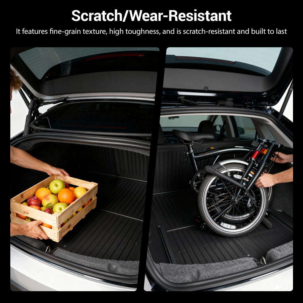 Trunk Mat With Backrest Mat for Tesla Model 3 Highland