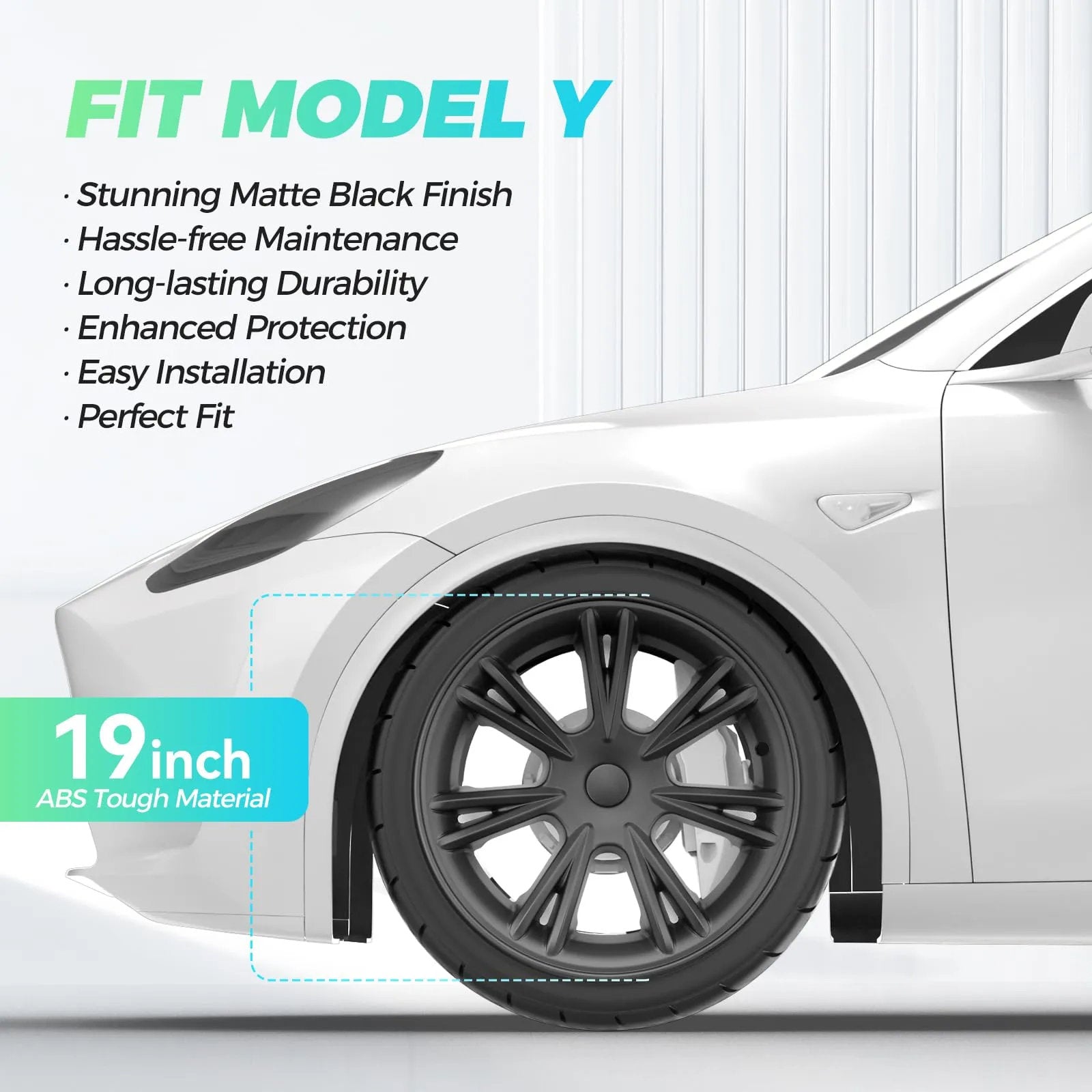 19” Wheel Covers Hubcap for Tesla Model Y