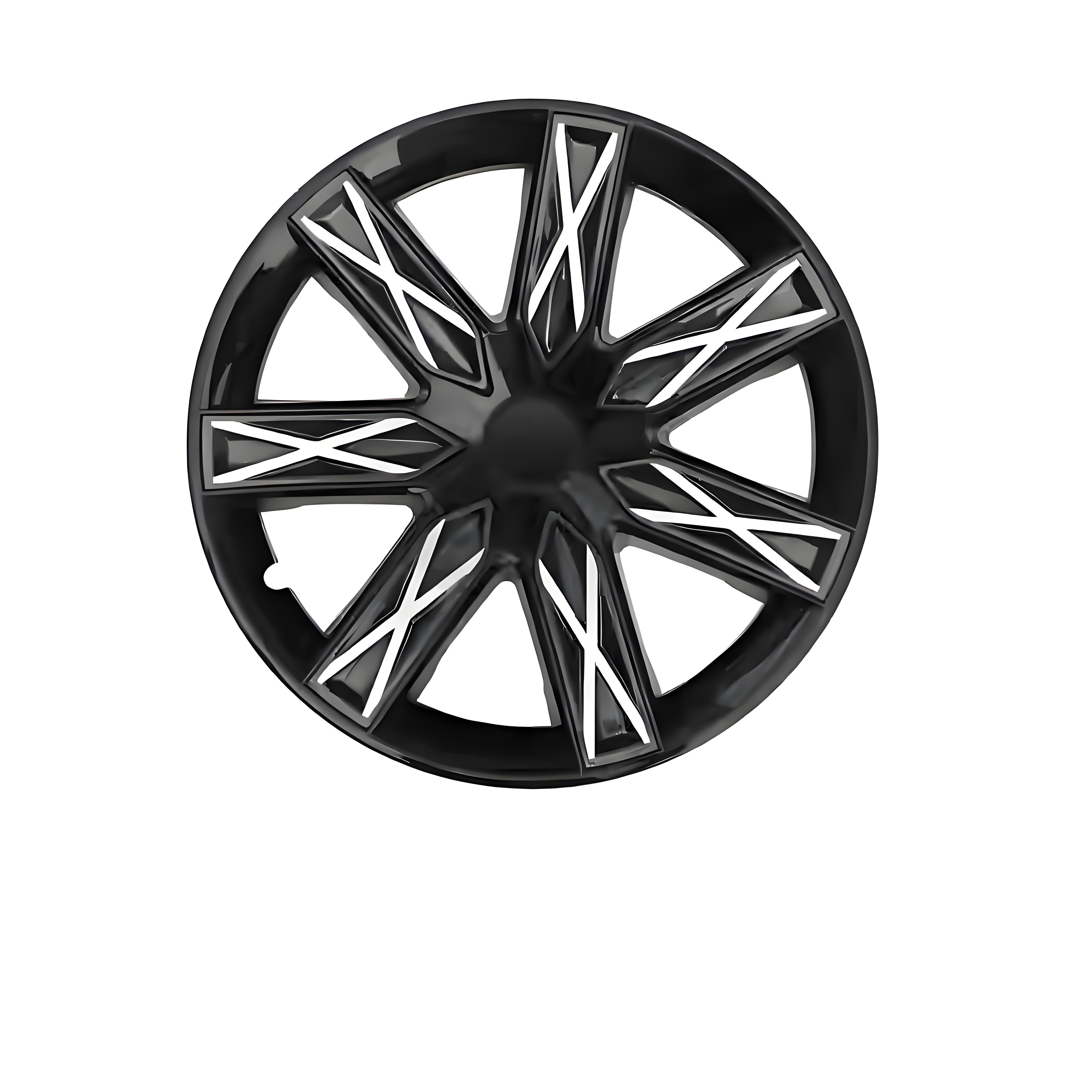 19 Double Star ABS Wheel Covers for Model Y Gemini | 4-Piece Set | Aerodynamic | Weather-Resistant