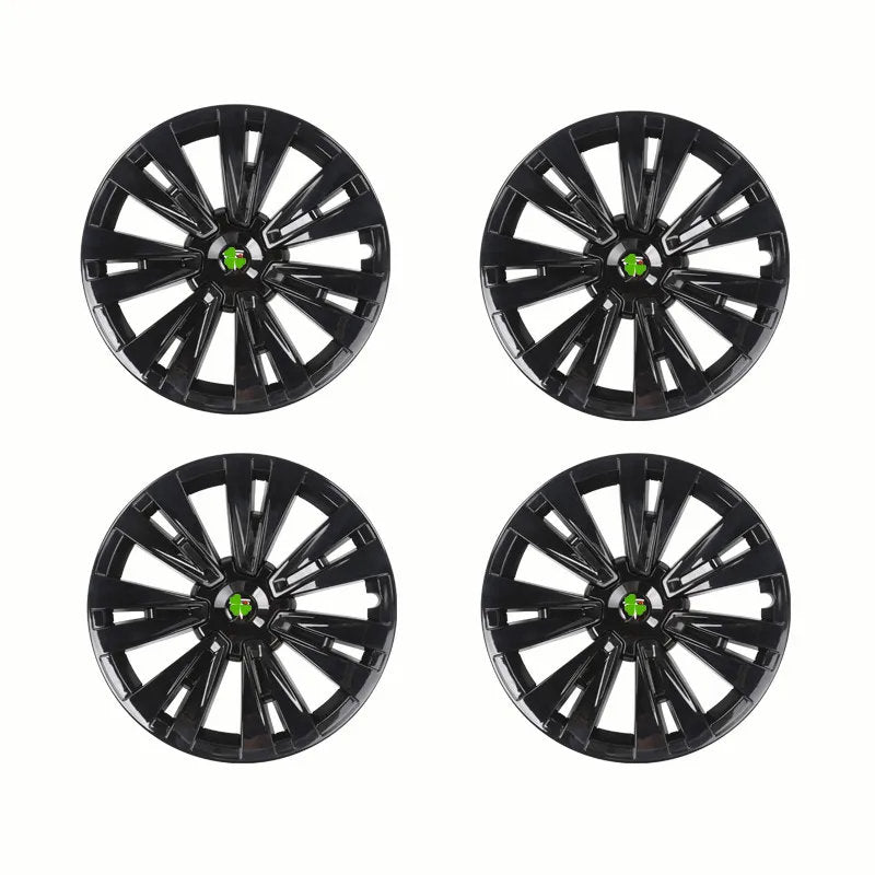 4PCS HubCap Wheel Covers for Tesla Model Y (19-inch) Model Y (19-inch) Glossy Black