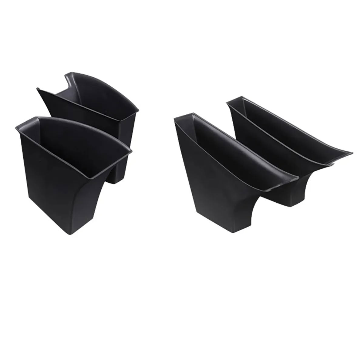 4pcs Door Handle Storage Box for Tesla Model 3/Y ABS