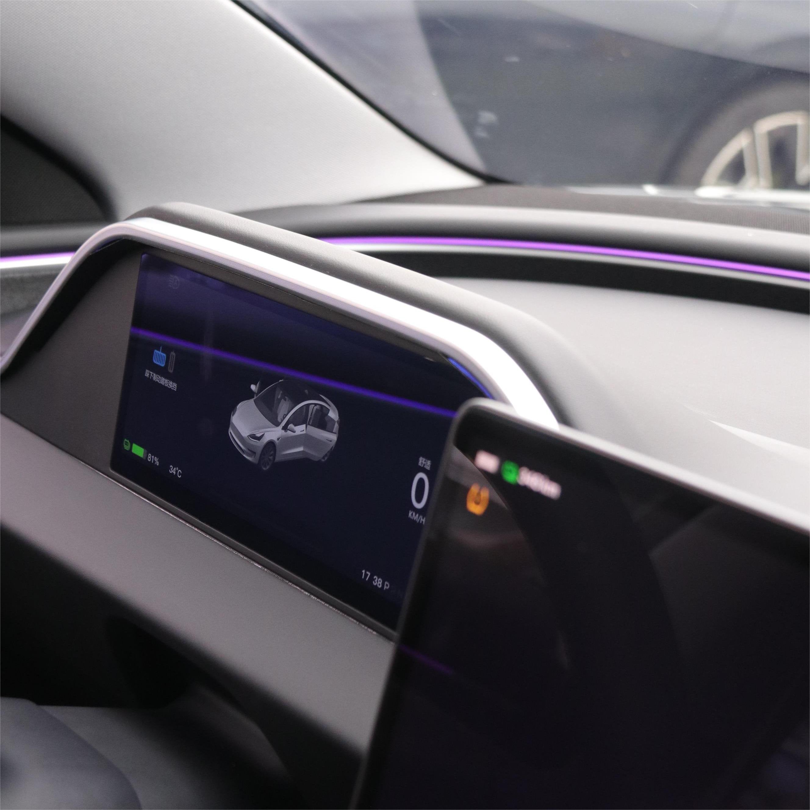 8.9'' Integrated Dashboard Display with Ambient Lighting for Tesla Model 3 / Y