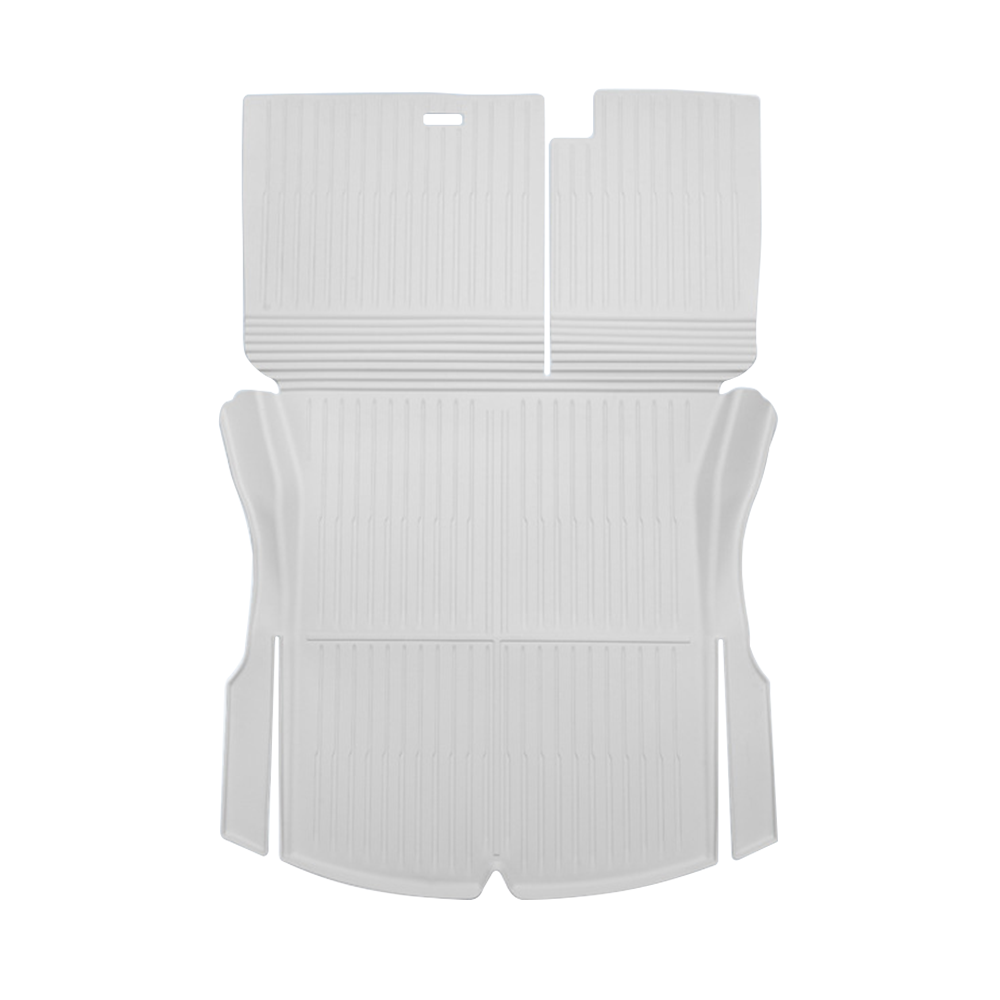 Trunk Mat With Backrest Mat for Tesla Model 3 Highland Model 3 Highland 2024-Present White