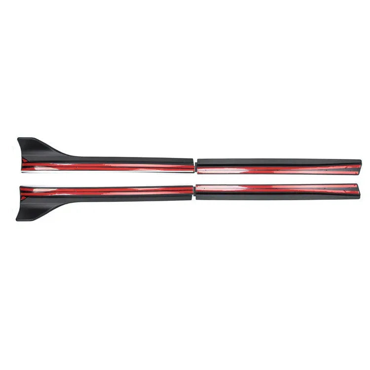 ABS Plastic Side Skirt for Tesla Model Y（2020-2023） Matte Carbon Fiber