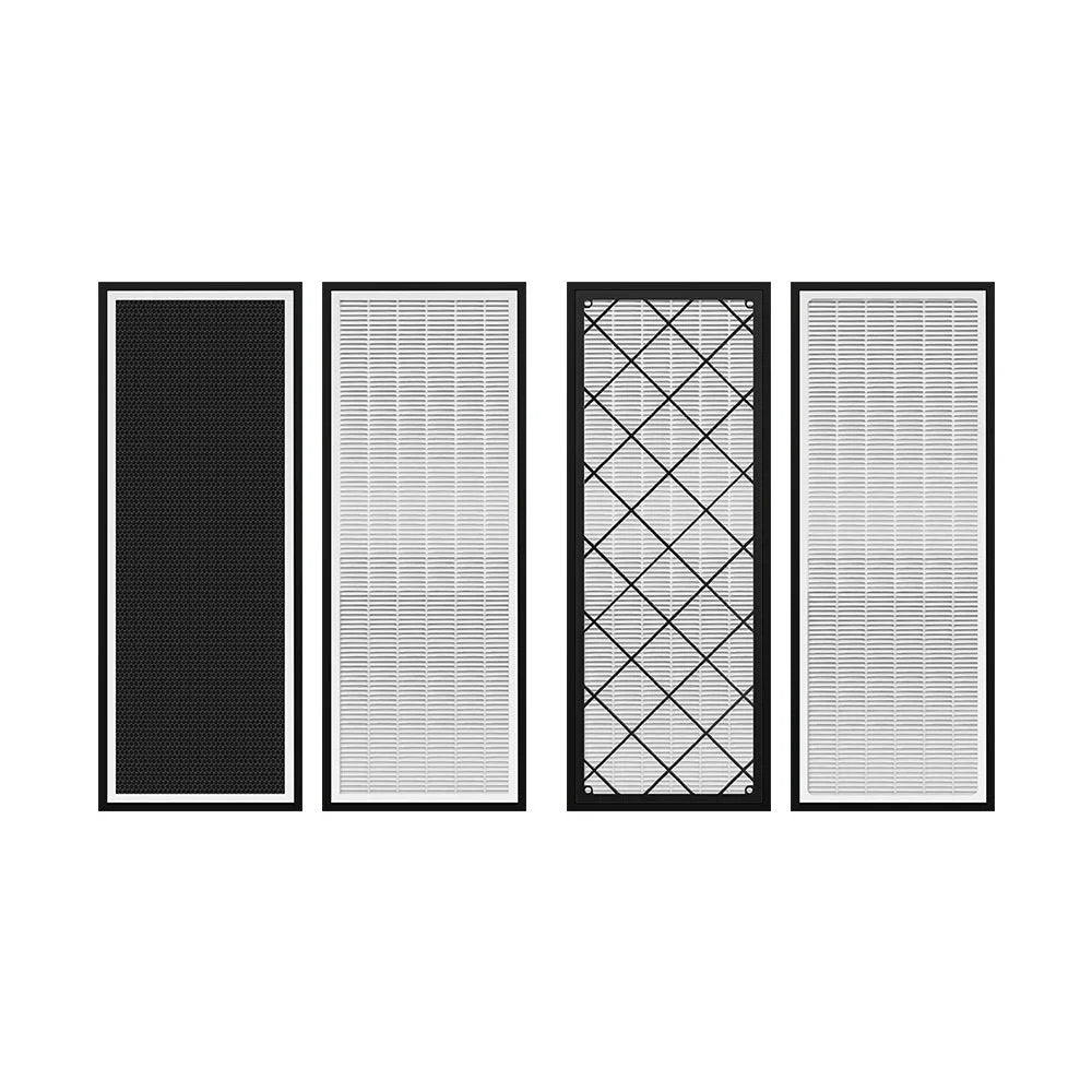Cabin Air Filter Replacement for Tesla Model Y – HEPA Upper & Lower Set (4PCS) 2 Pcs Upper filter + 2 Pcs Lower filter