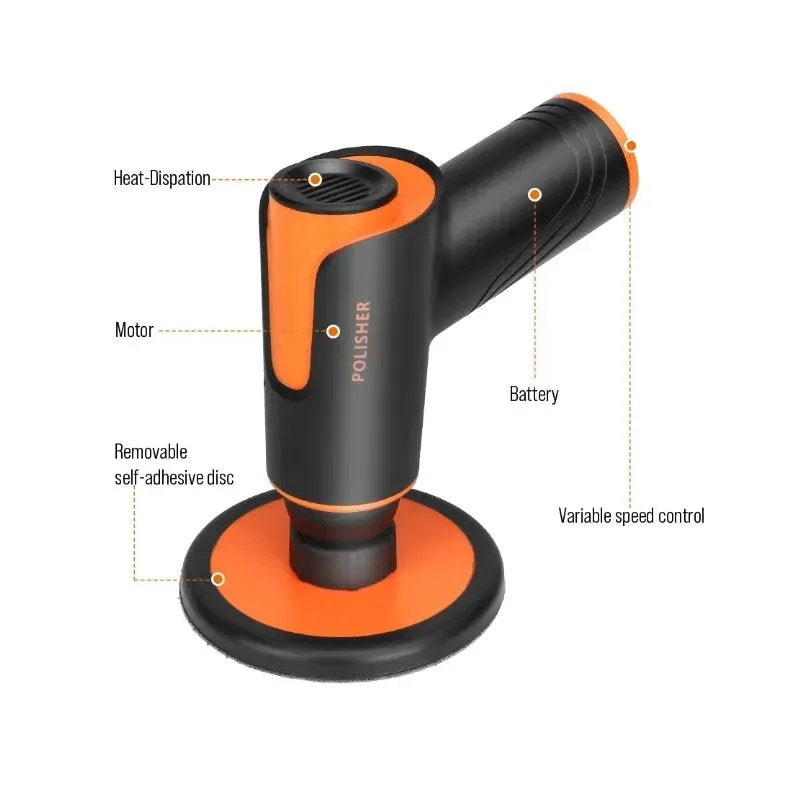 Cordless Buffer Polisher Kit – Tesla Interior Cleaning Products for Model S/3/X/Y