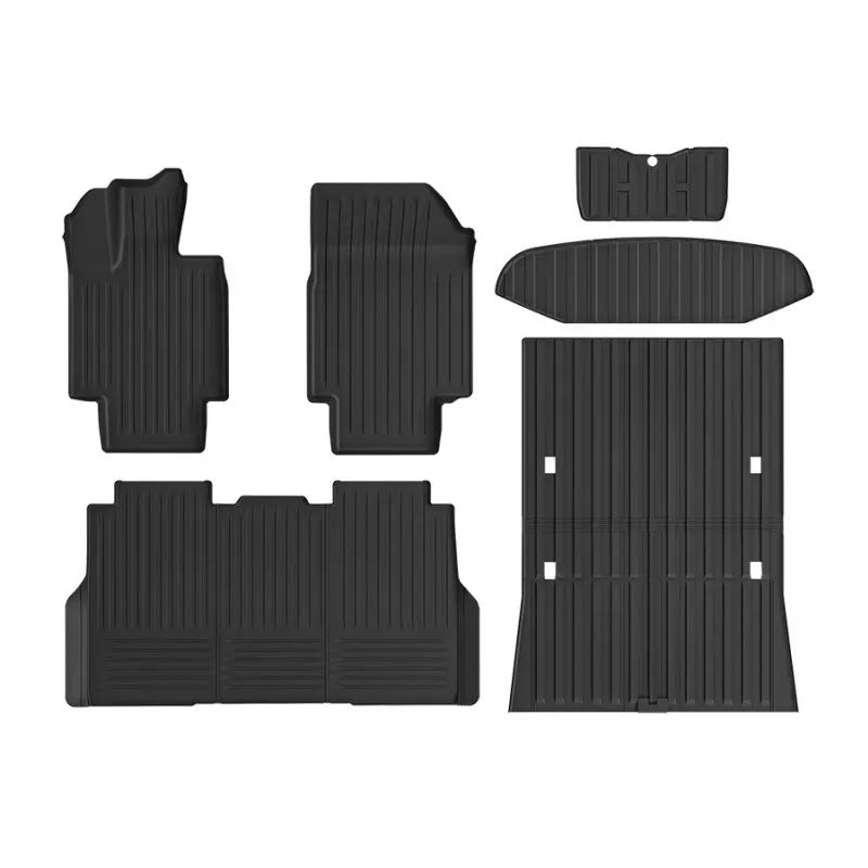 Cybertruck Tailored Floor and Cargo Liner Set - Tough TPE Construction Full Set（6 Pcs）
