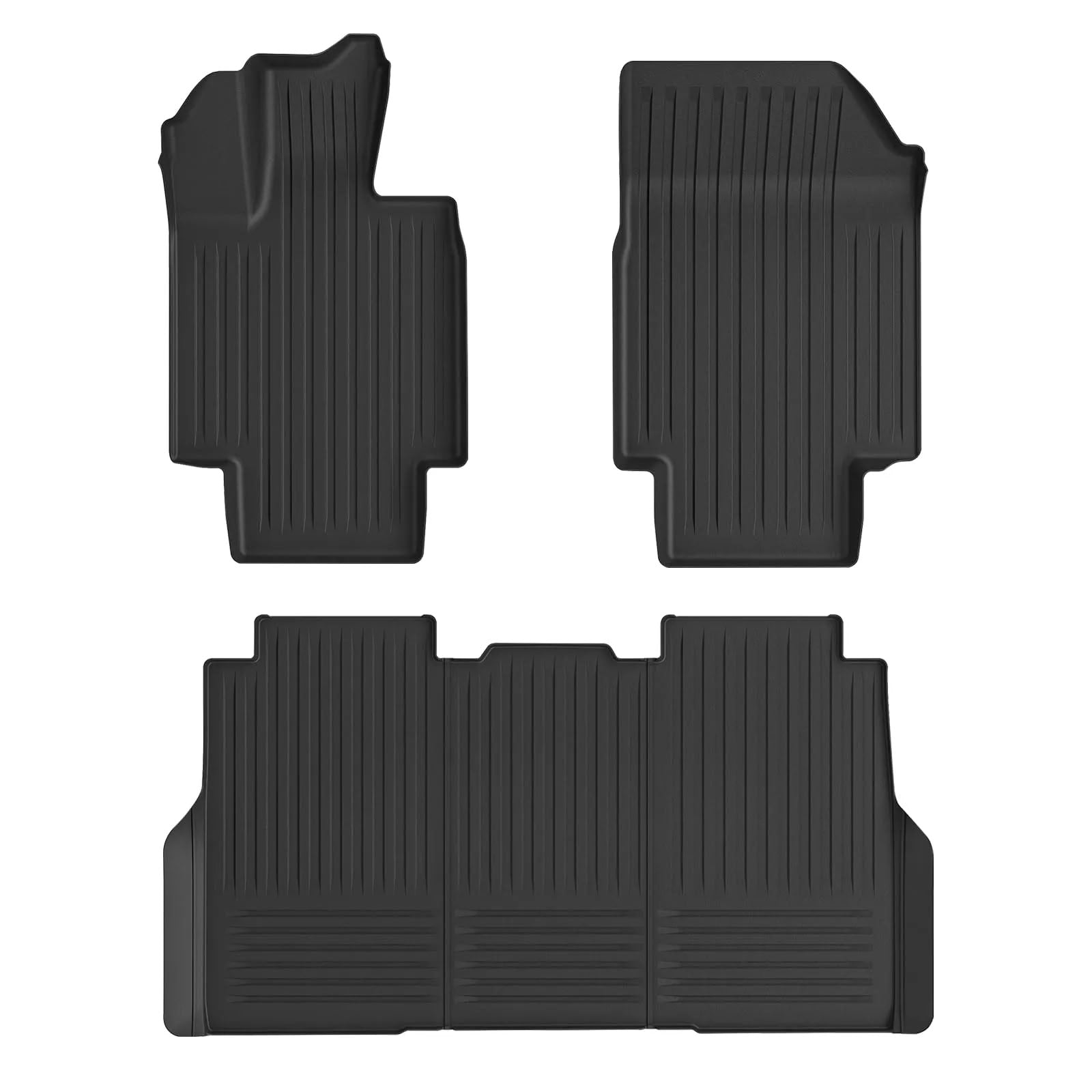 Cybertruck Tailored Floor and Cargo Liner Set - Tough TPE Construction Floor Mat Set（3 Pcs）