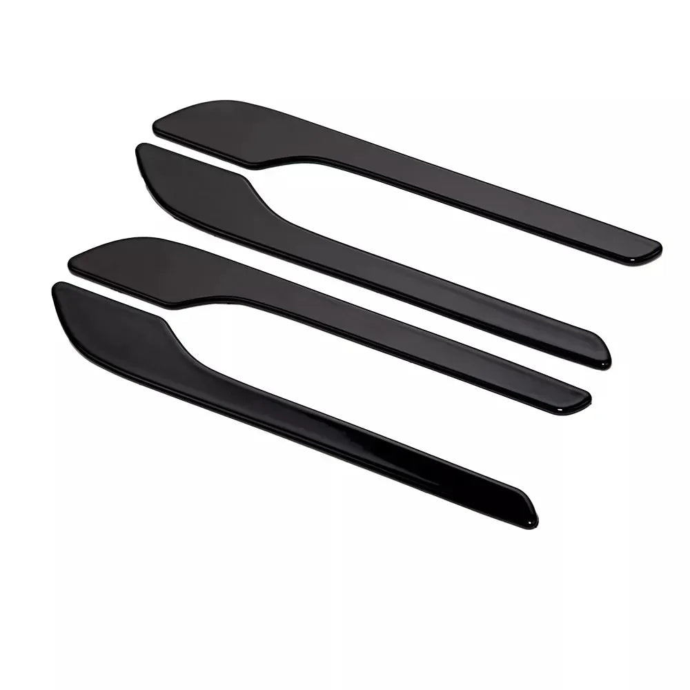 Tesla Model 3/Y Door Handle Covers – ABS Carbon Fiber Trim (4pcs) Glossy Black