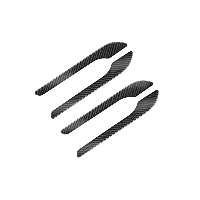 Tesla Model 3/Y Door Handle Covers – ABS Carbon Fiber Trim (4pcs) Glossy Carbon