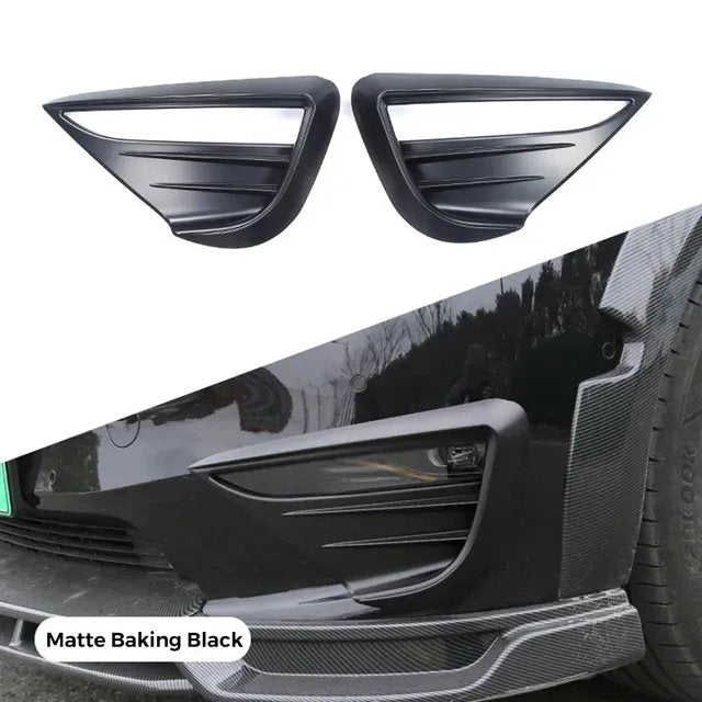 Fog Light Spoiler Trim Guard for the Tesla Model Y (2020-2023） Matte Black
