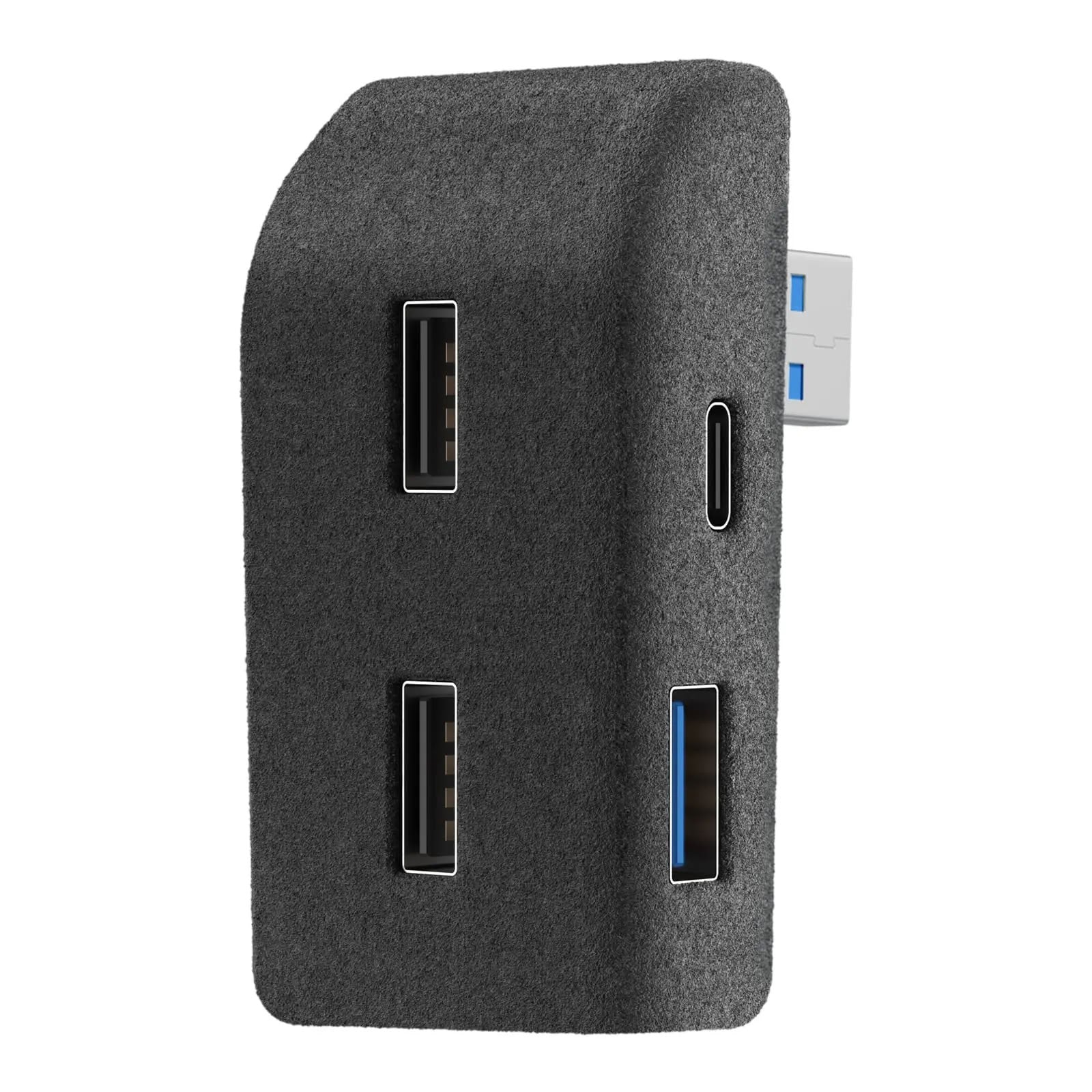 Glovebox USB Hub for Tesla Model Y / Model 3 Highland – Multi-Port ABS Flocking Dock Model Y（2020-2025.02）